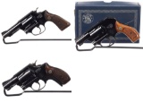 Three Smith & Wesson Double Action Revolvers