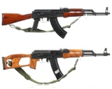 Two Romanian Kalashnikov Pattern Semi-Automatic Rifles