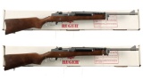 Consecutively Serialized Pair of Ruger Mini-30 Semi-Auto Rifles