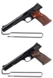 Two Smith & Wesson Model 41 Semi-Automatic Pistols