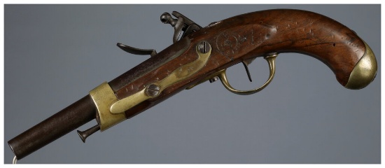 French Charleville AN XIII Flintlock Pistol