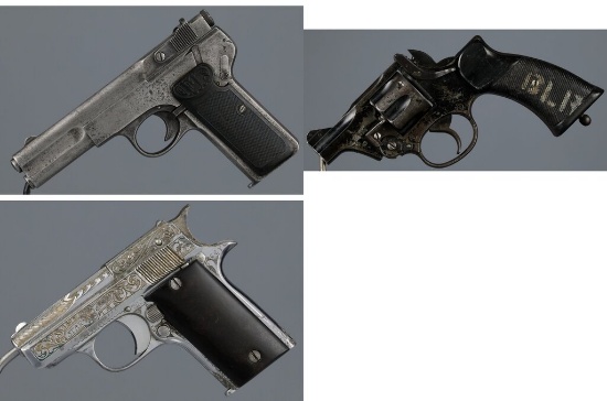 Three Handguns