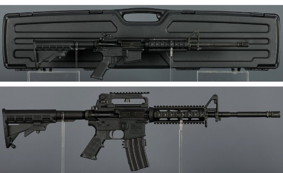 Two AR-15 Pattern Semi-Automatic Rifles