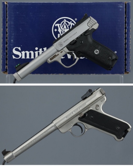 Two Semi-Automatic Rimfire Pistols