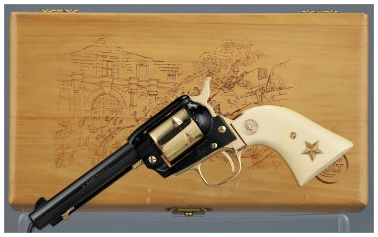 Cased Colt Alamo Model Commemorative Frontier Scout Revolver
