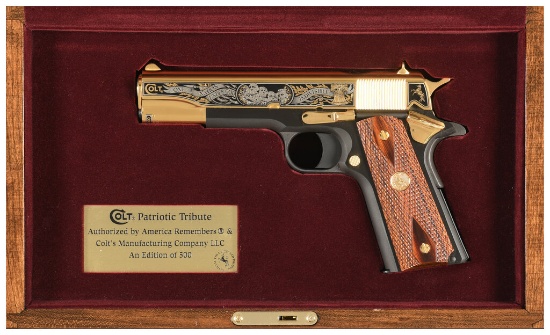 Engraved Colt America Remembers Patriotic Tribute 1991A1 Pistol