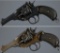 Two Webley Double Action Revolvers