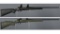 Two Weatherby Vanguard Bolt Action Rifles
