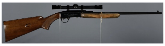 Browning .22 Semi-Automatic Rifle with Weaver Scope