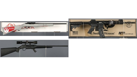 Three Semi-Automatic Rimfire Rifles