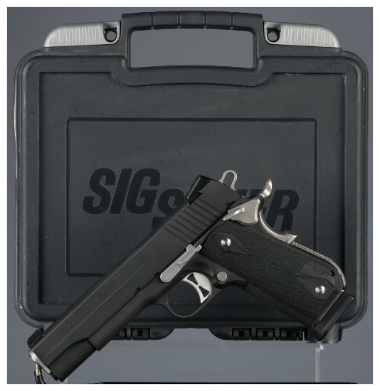 Sig Sauer Model 1911 Nightmare Semi-Automatic Pistol with Case