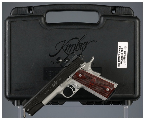 Kimber Custom Shop Rimfire Super Semi-Automatic Pistol with Case