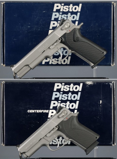 Two Smith & Wesson Semi-Automatic Pistol with Boxes