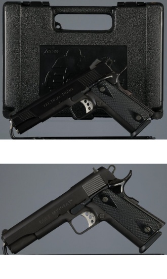 Two Enterprise Arms Semi-Automatic Pistols