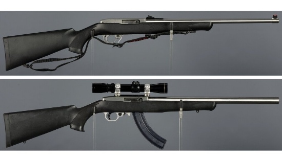 Two Ruger 10/22 Semi-Automatic Rifles