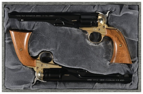 Cased Pair of Colt Civil War Centennial Single Shot Pistols