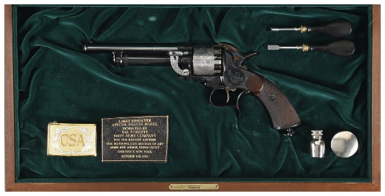 Engraved Special Deluxe Navy Arms Co. Le Mat Percussion Revolver