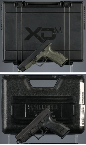 Two Springfield Armory Inc. Semi-Automatic Pistols with Cases