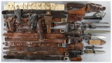 Group of Three Bayonets/Knives and Assorted Holsters