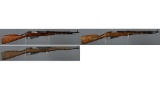 Three Izhevsk Arsenal Bolt Action Rifles