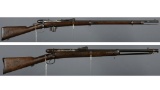 Two Antique Italian Bolt Action Rifles