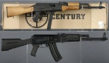 Two AK Pattern Semi-Automatic Rifles with Boxes