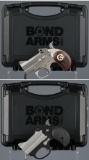 Two Bond Arms Over/Under Derringers with Cases