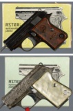 Two Astra Cub Semi-Automatic Pistols with Boxes