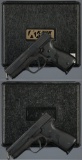 Two Kahr Arms Model K9 Semi-Automatic Pistols with Cases