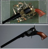 Two Italian Reproduction Percussion Revolvers