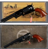 Two Uberti Percussion Revolvers with Boxes