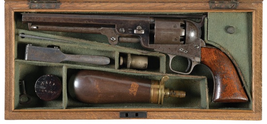 Cased Colt "London-London" Model 1851 Navy Percussion Revolver