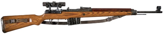 WWII Berlin-Lubecker "duv 44" G43 Sniper Rifle with ZF4 Scope