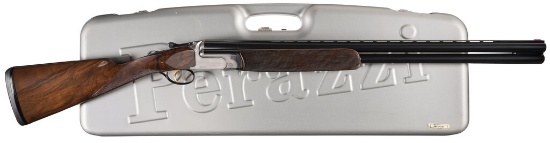 Engraved Perazzi MX12 Sporting Over/Under Shotgun with Case