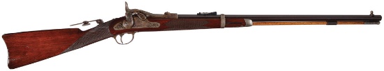 U.S. Springfield Armory Officers Model First Type Trapdoor Rifle