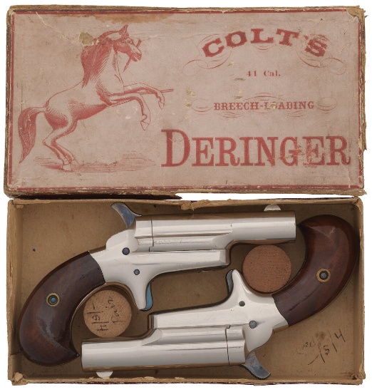 Pair of Colt "Thuer" Third Model Derringers with Box