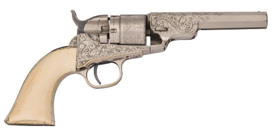 Factory Engraved Colt Pocket Navy Conversion Revolver