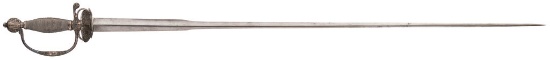 Fine Silver Hilted Colichemarde/Small Sword