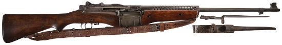 WWII U.S Johnson Model 1941 Rifle with Bayonet