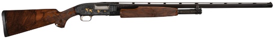A. Griebel Engraved/Gold Inlaid Winchester Model 12 Shotgun