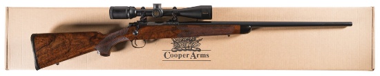 Engraved Cooper Arms Model 21 Milek Special Rifle with Box