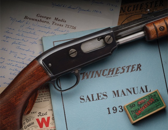 Experimental Pre-WWII Winchester Model 61 Rifle