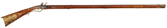 Contemporary Bedford American Long Rifle by Don King in 1982