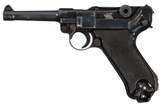 Mauser "byf" Code "41" Date "Black Widow" P.08 Luger Pistol