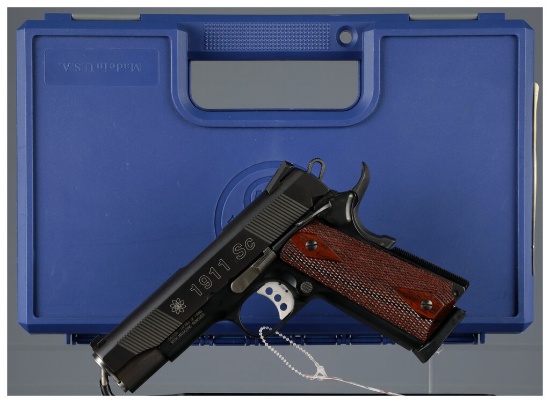 Smith & Wesson Model SW1911SC Semi-Automatic Pistol with Case