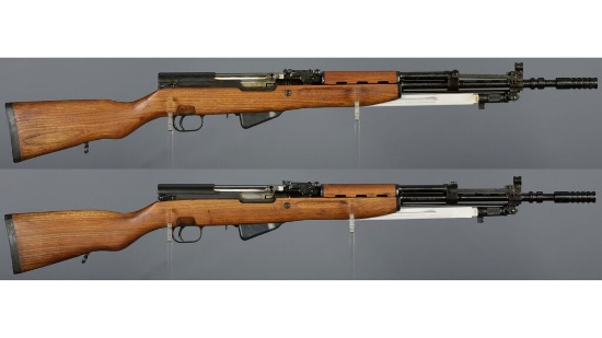 Two Yugoslavian SKS Semi-Automatic Rifles