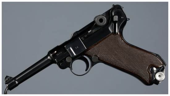 Mauser "42" Code 1940 Dated Luger Semi-Automatic Pistol