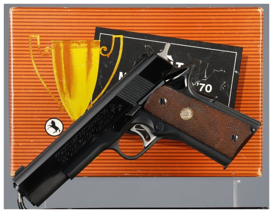 Colt MK IV Series 70 Gold Cup National Match Pistol with Box