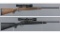 Two Bolt Action Rifles with Scopes