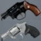 Two Smith & Wesson Double Action Revolvers